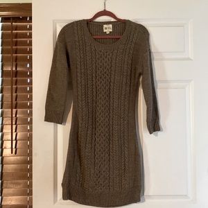 Long Sweater Dress, Size Medium
